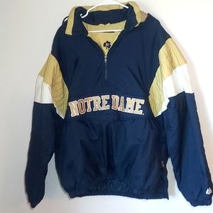 Vintage Starter Jacket, Notre Dame. Extra large